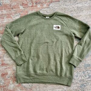 The North Face Olive Crewneck Sweater